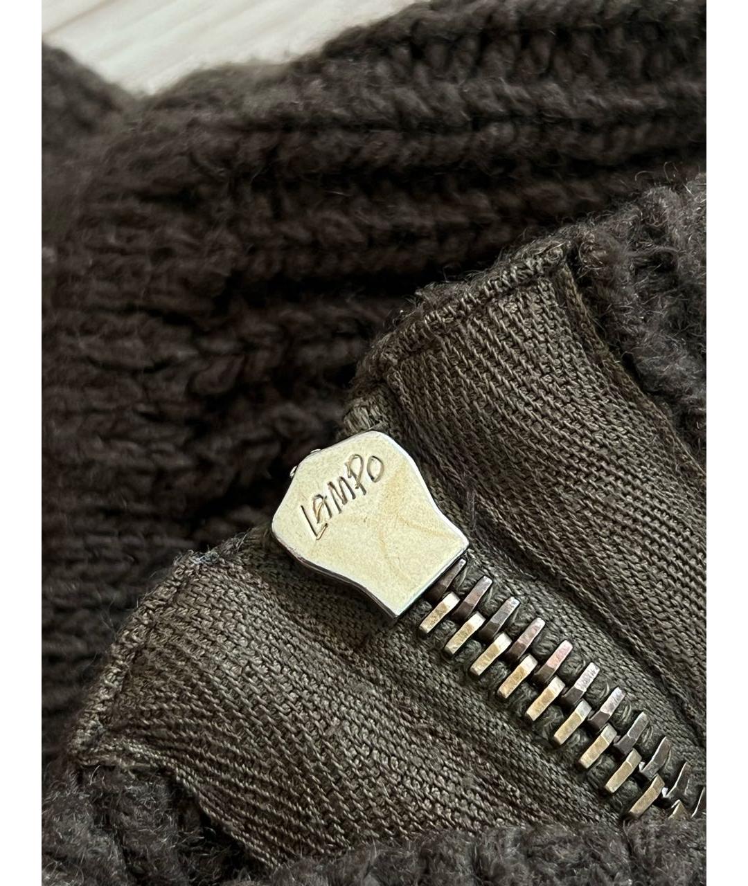 STONE ISLAND Коричневый шерстяной джемпер / свитер, фото 6