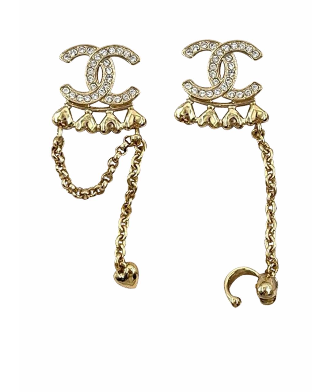CHANEL Золотые серьги, фото 1