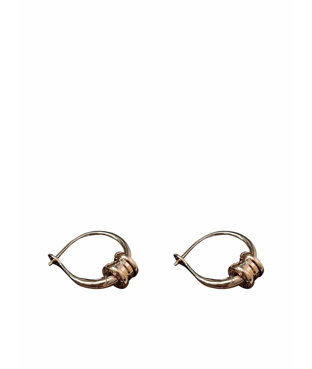 BVLGARI Золотые серьги из розового золота, фото 1