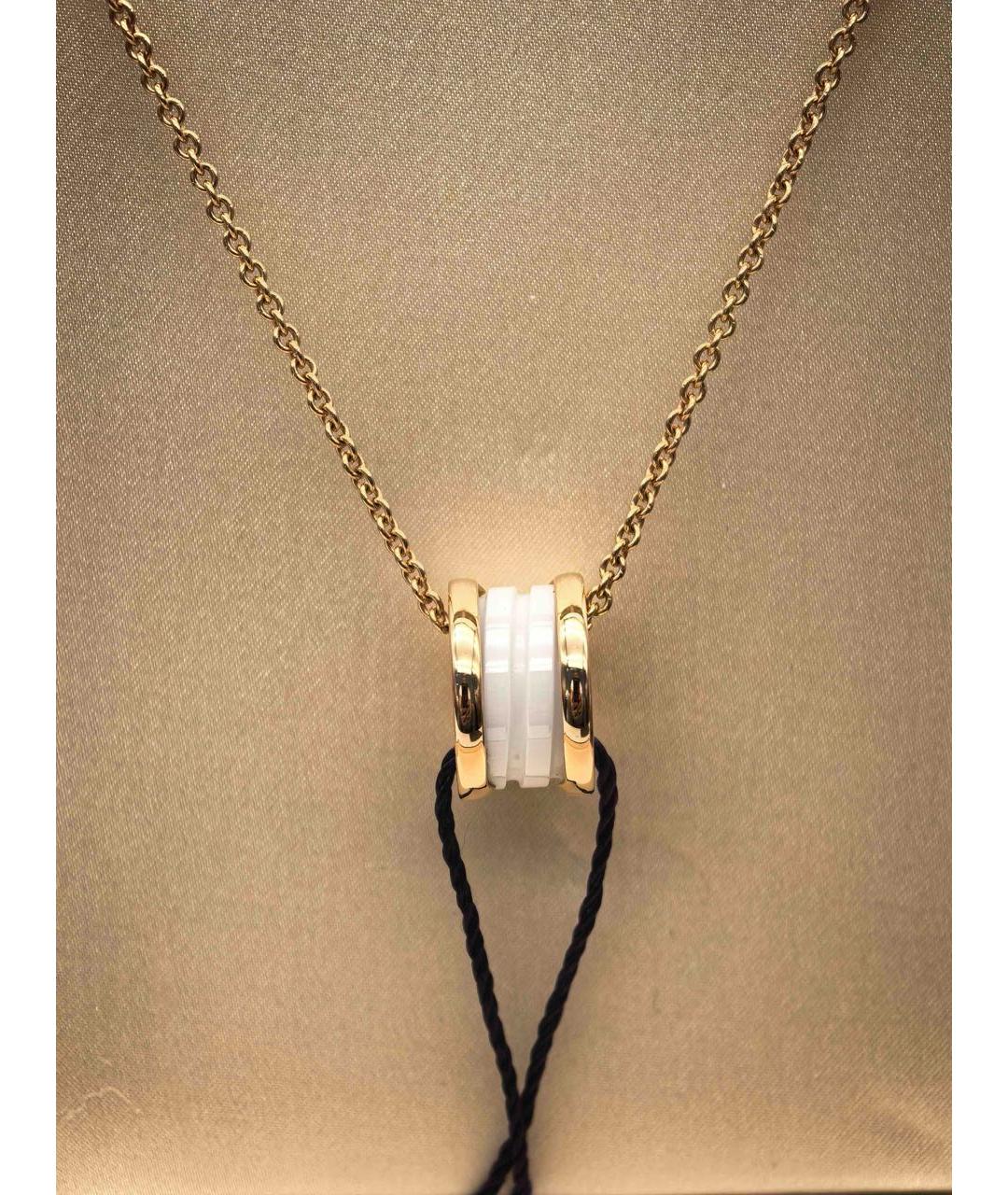 BVLGARI Золотая подвеска из розового золота, фото 3