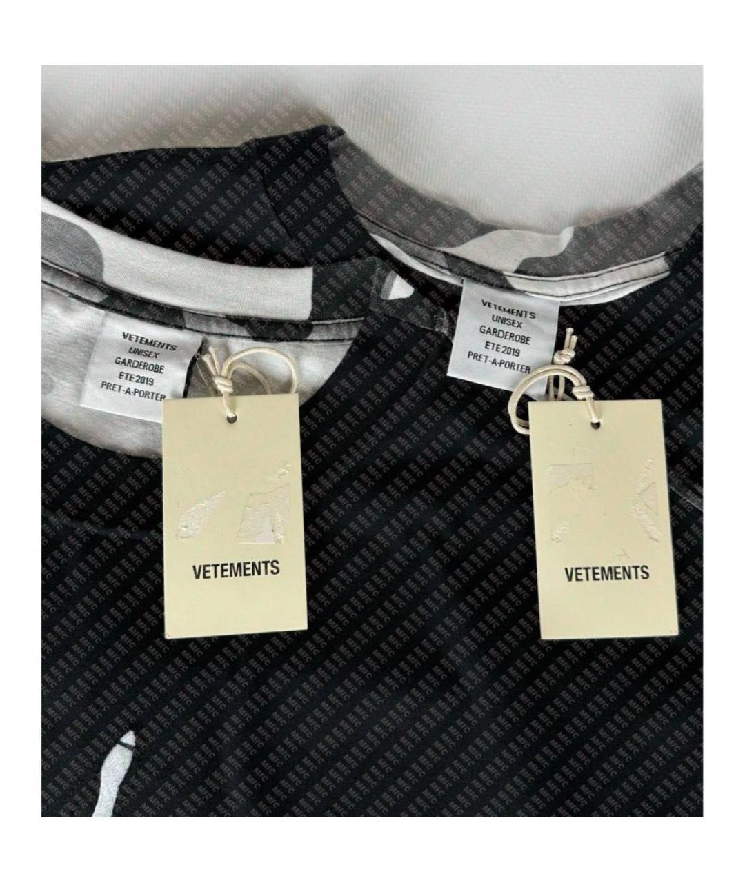 VETEMENTS Мульти хлопковая футболка, фото 6