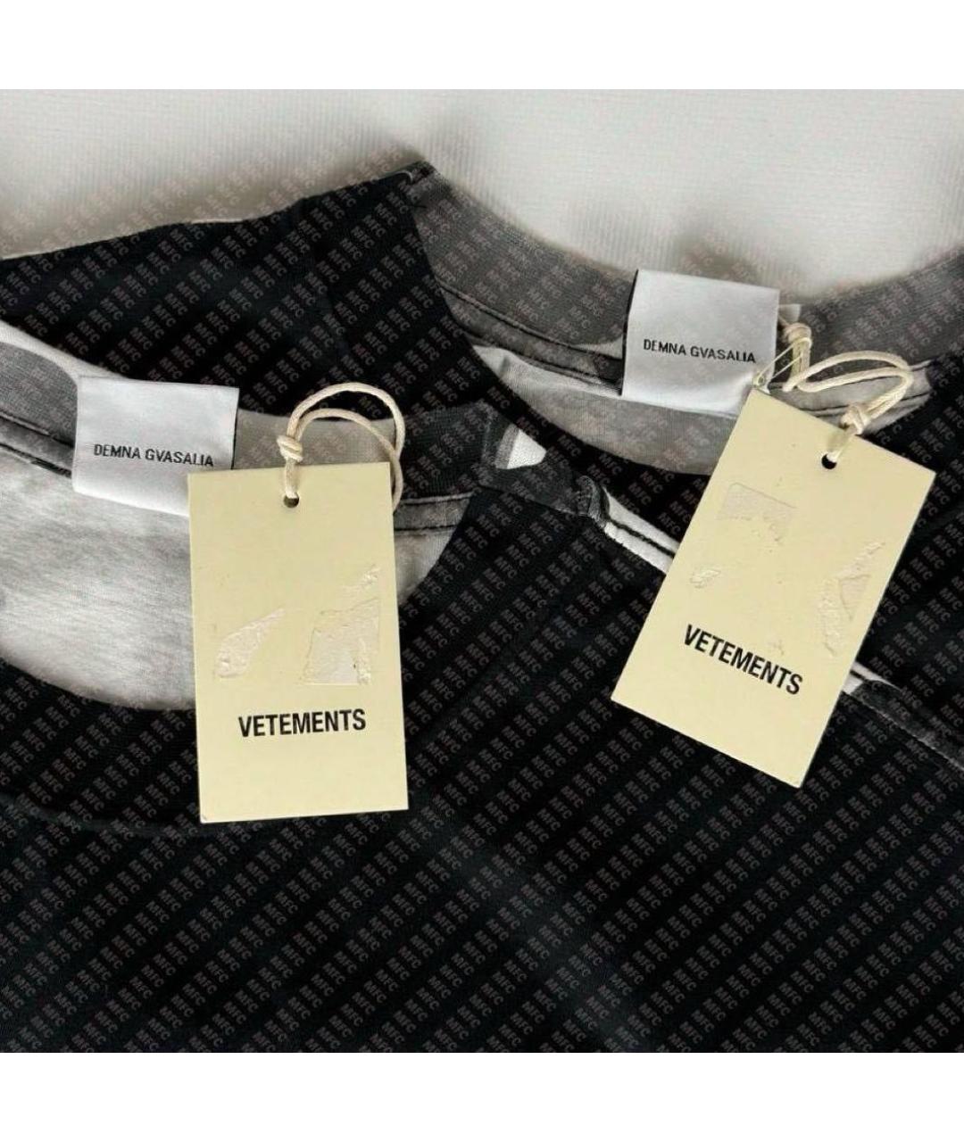 VETEMENTS Мульти хлопковая футболка, фото 8