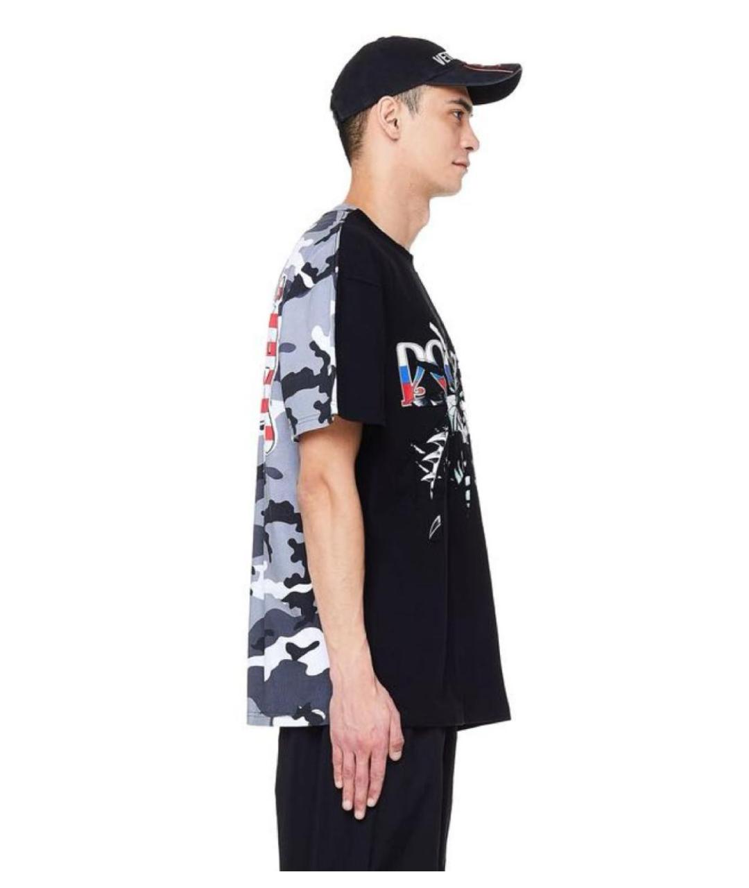 VETEMENTS Мульти хлопковая футболка, фото 3