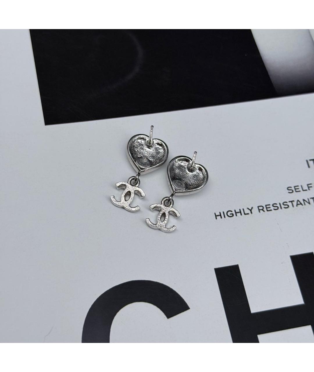 CHANEL Серебряные серьги из розового золота, фото 3