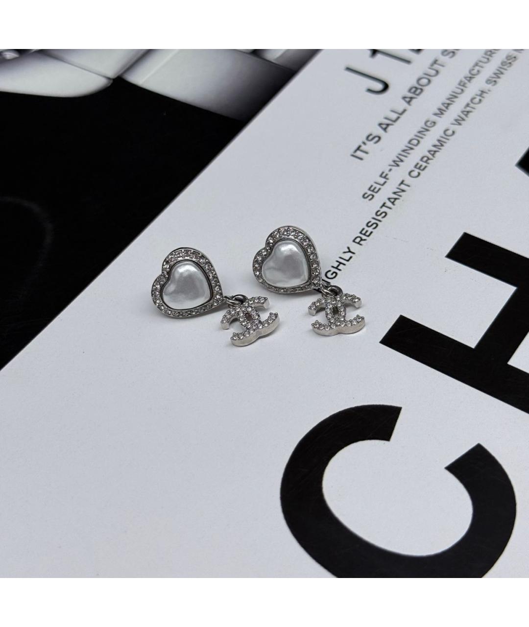 CHANEL Серебряные серьги из розового золота, фото 4