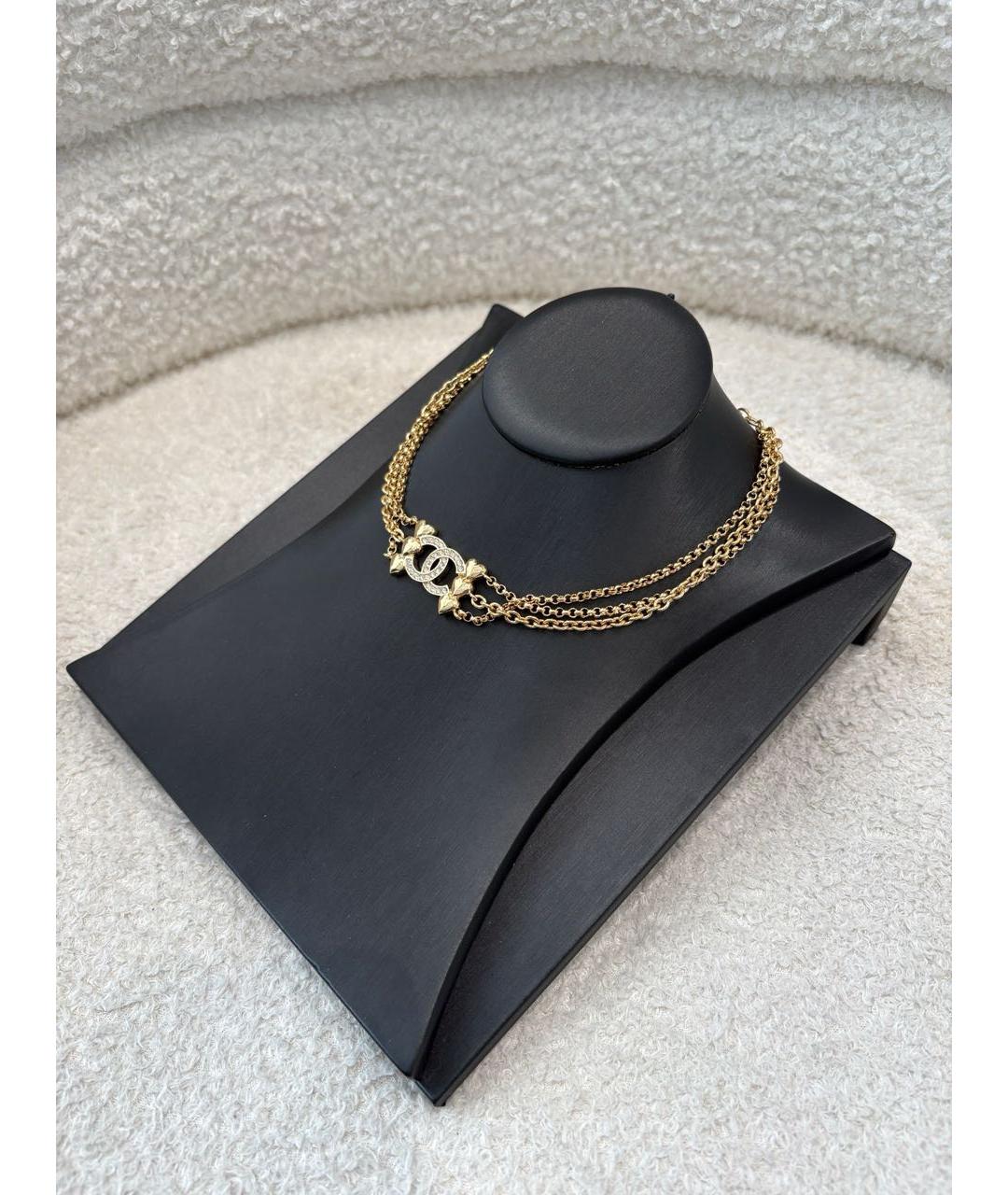 CHANEL Золотой чокер, фото 2