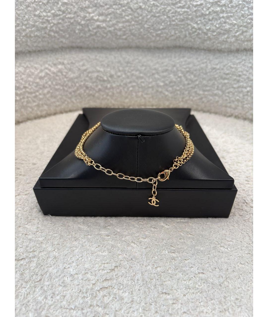 CHANEL Золотой чокер, фото 3