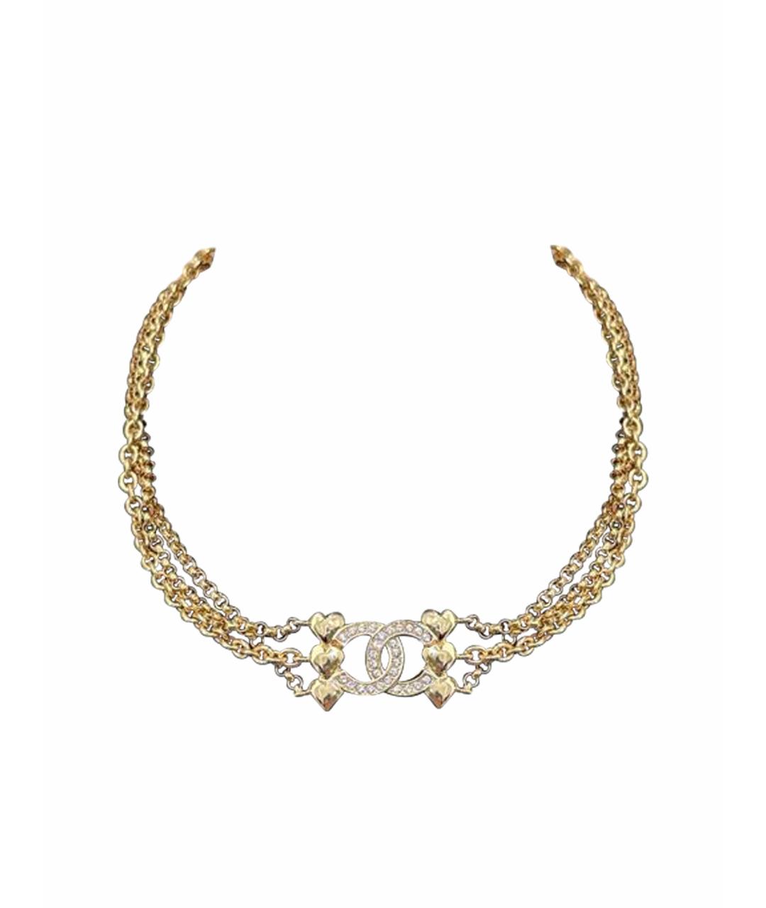 CHANEL Золотой чокер, фото 1
