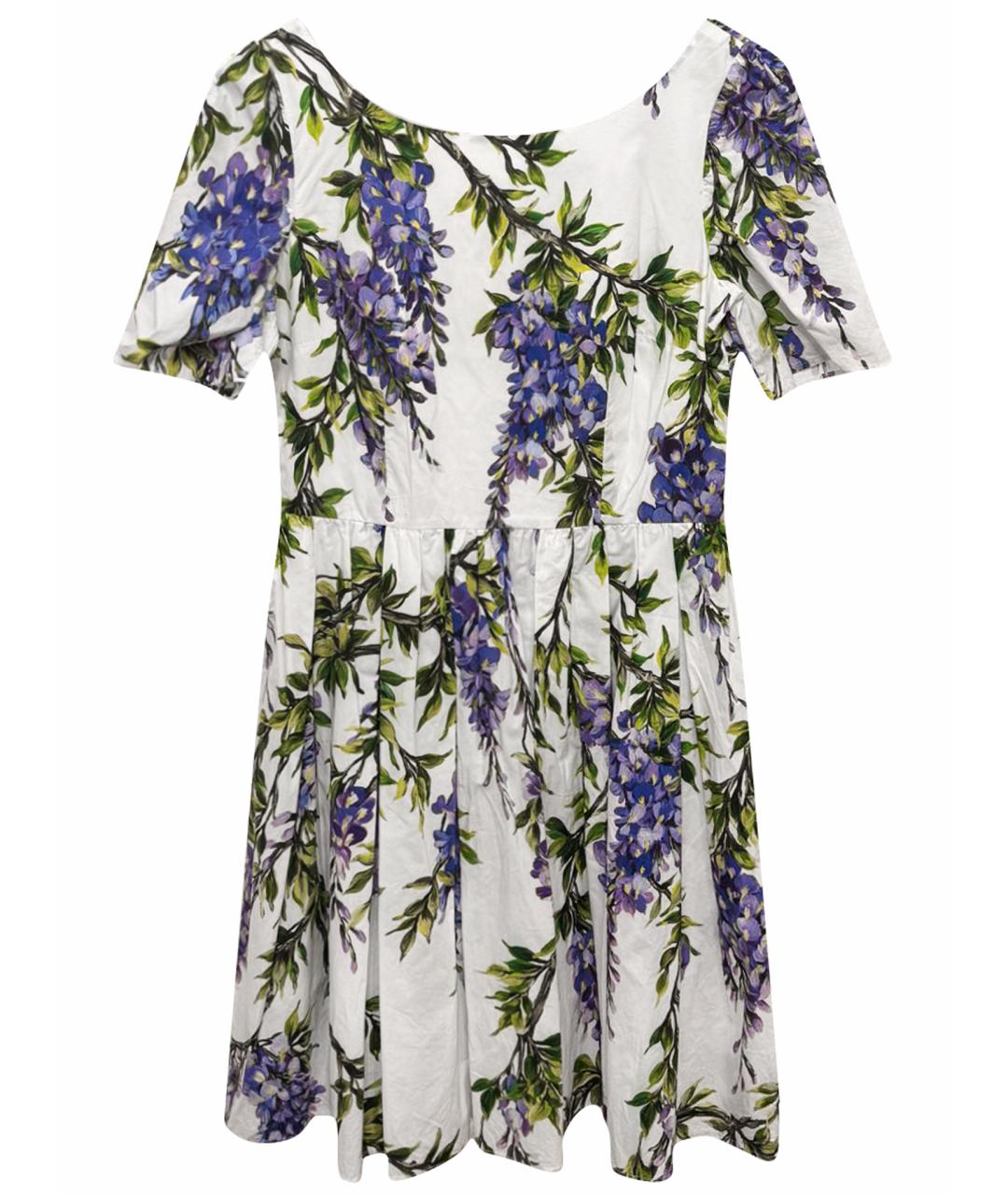 DOLCE&GABBANA Мульти хлопковое повседневное платье, фото 1