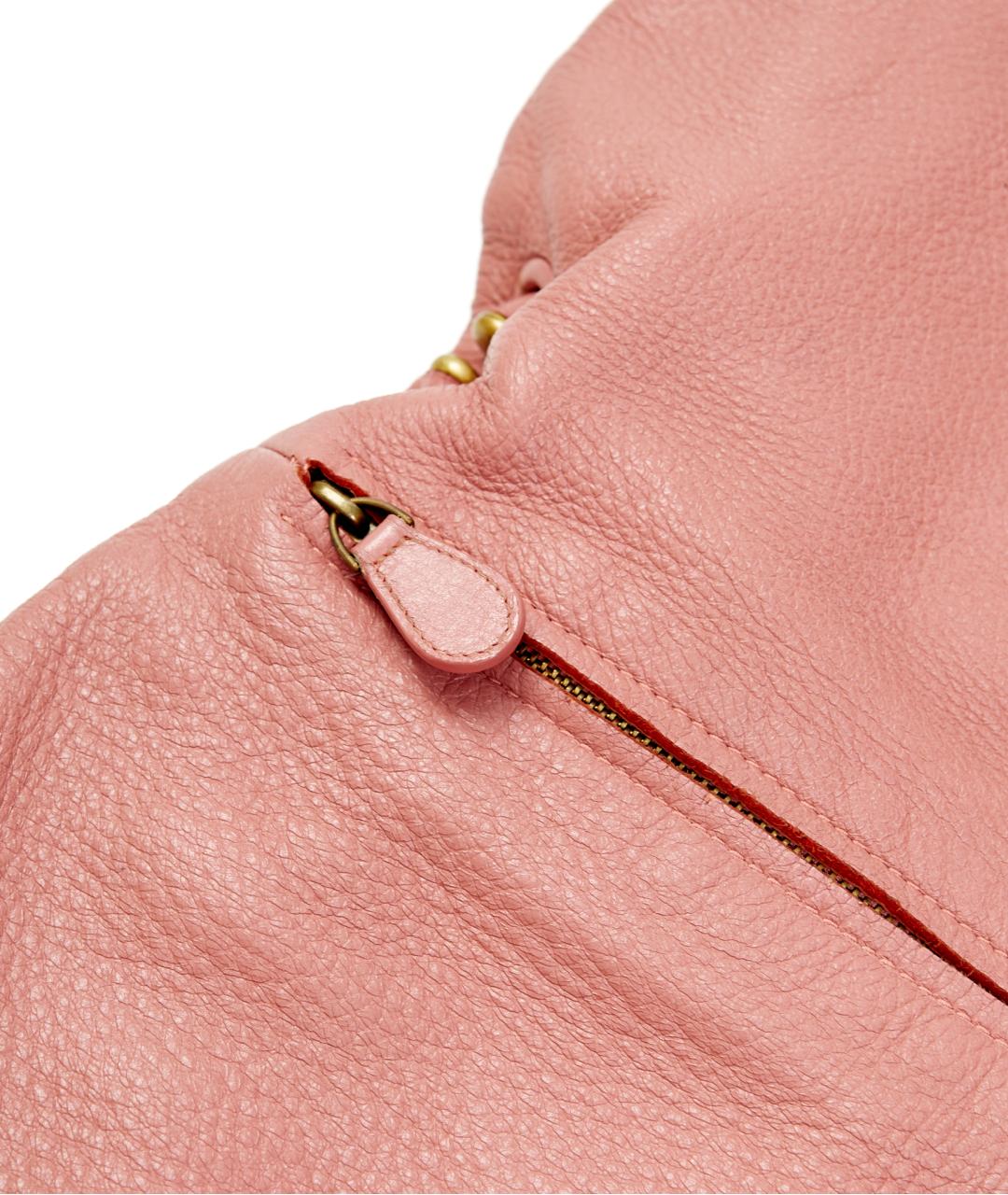 BOTTEGA VENETA Розовая кожаная сумка тоут, фото 5