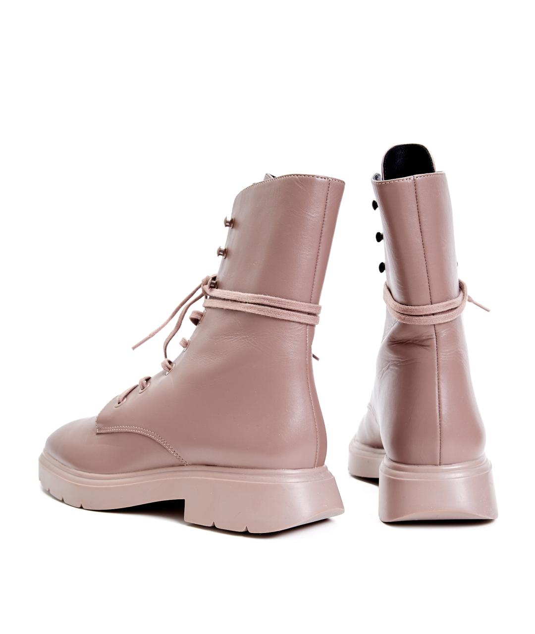 STUART WEITZMAN Бежевые кожаные ботинки, фото 3