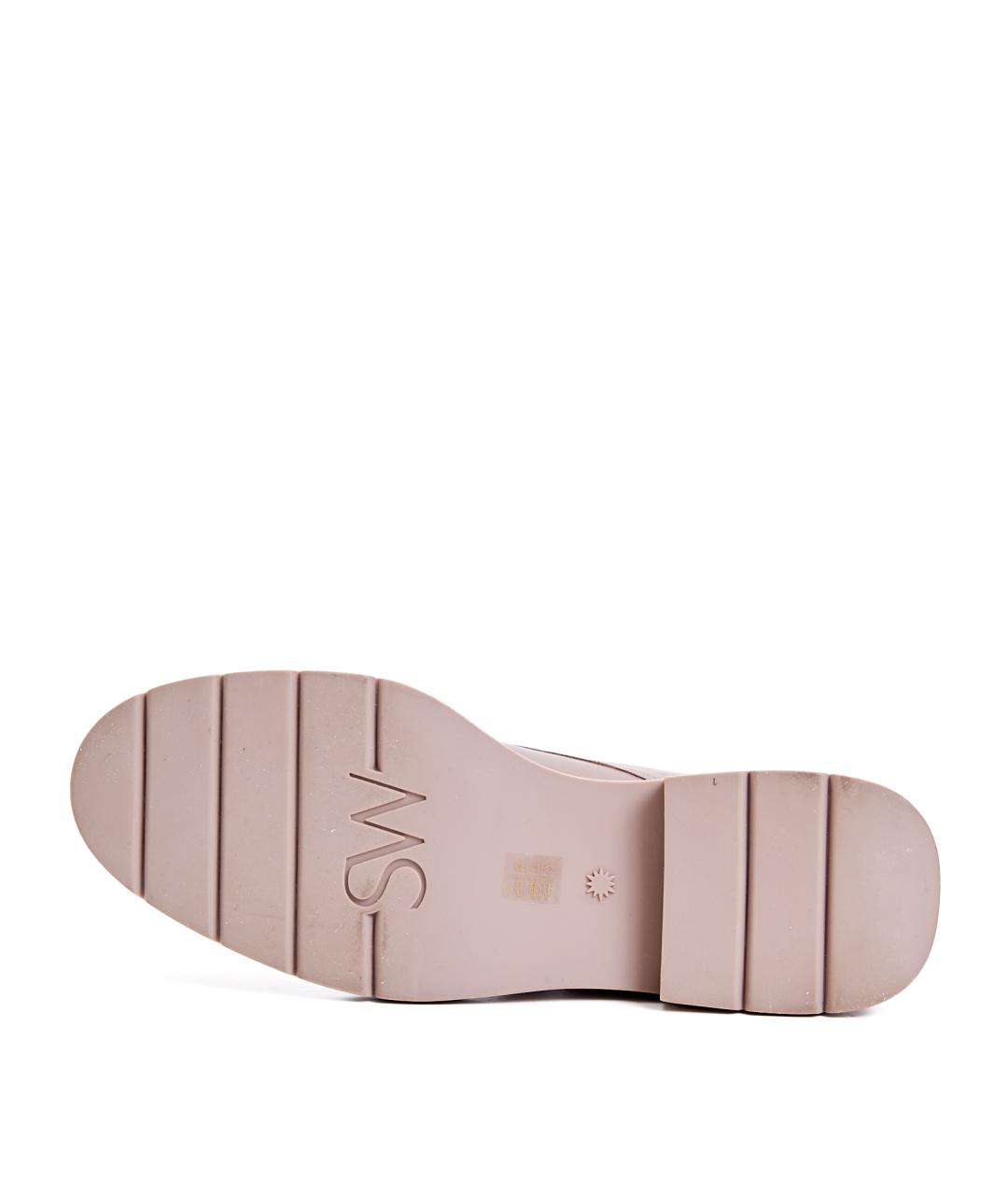 STUART WEITZMAN Бежевые кожаные ботинки, фото 4