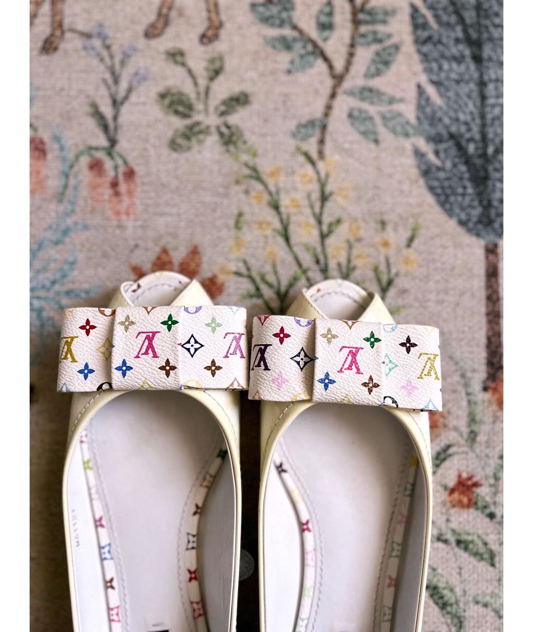 LOUIS VUITTON Мульти балетки из лакированной кожи, фото 6