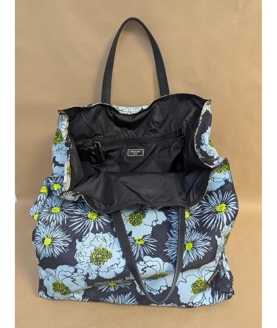 PRADA Голубая сумка тоут, фото 2