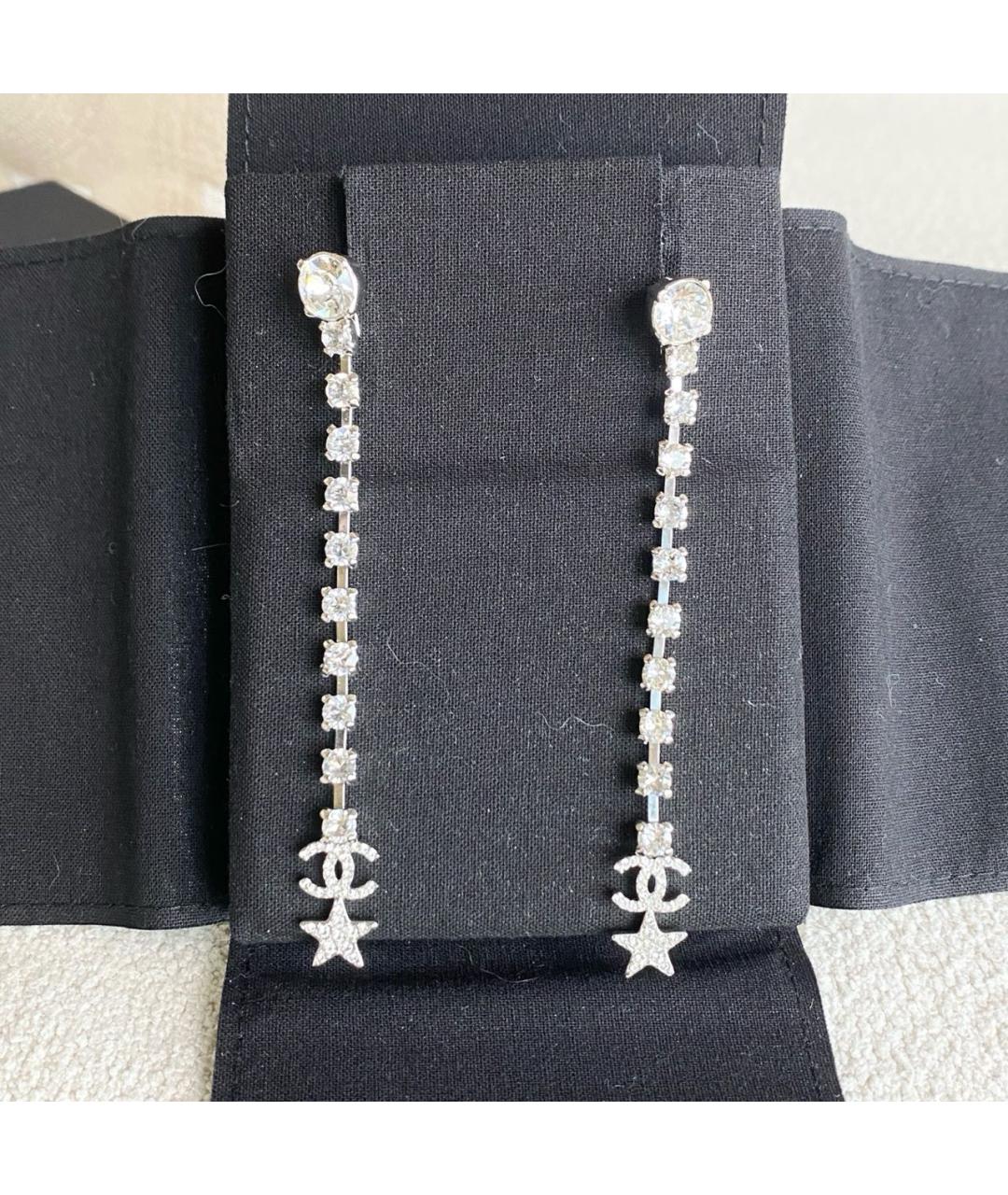 CHANEL Серебряные серьги, фото 4