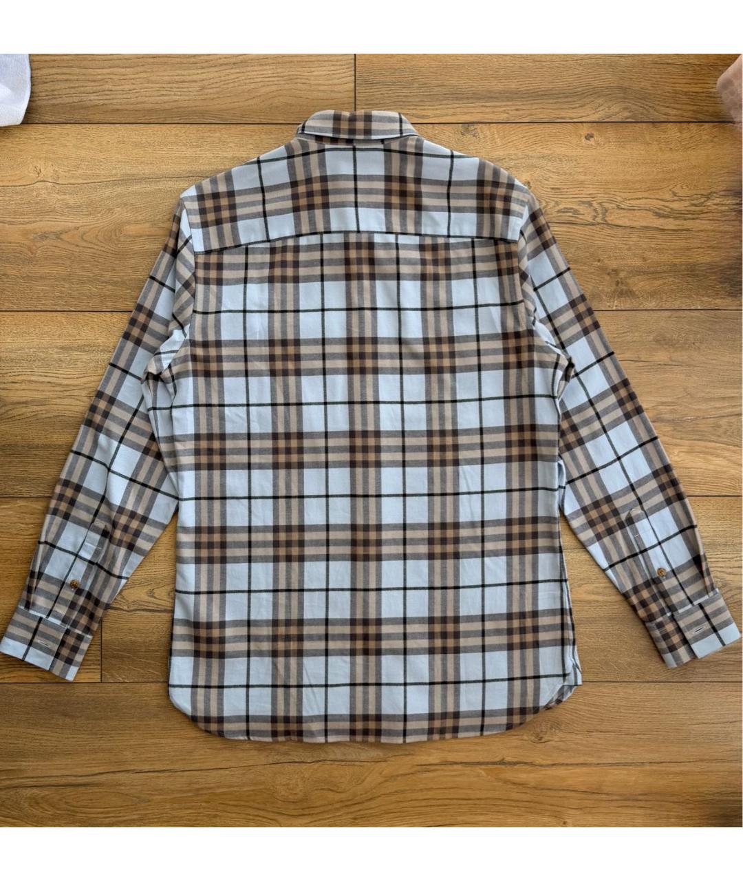 BURBERRY Мульти хлопковая кэжуал рубашка, фото 2
