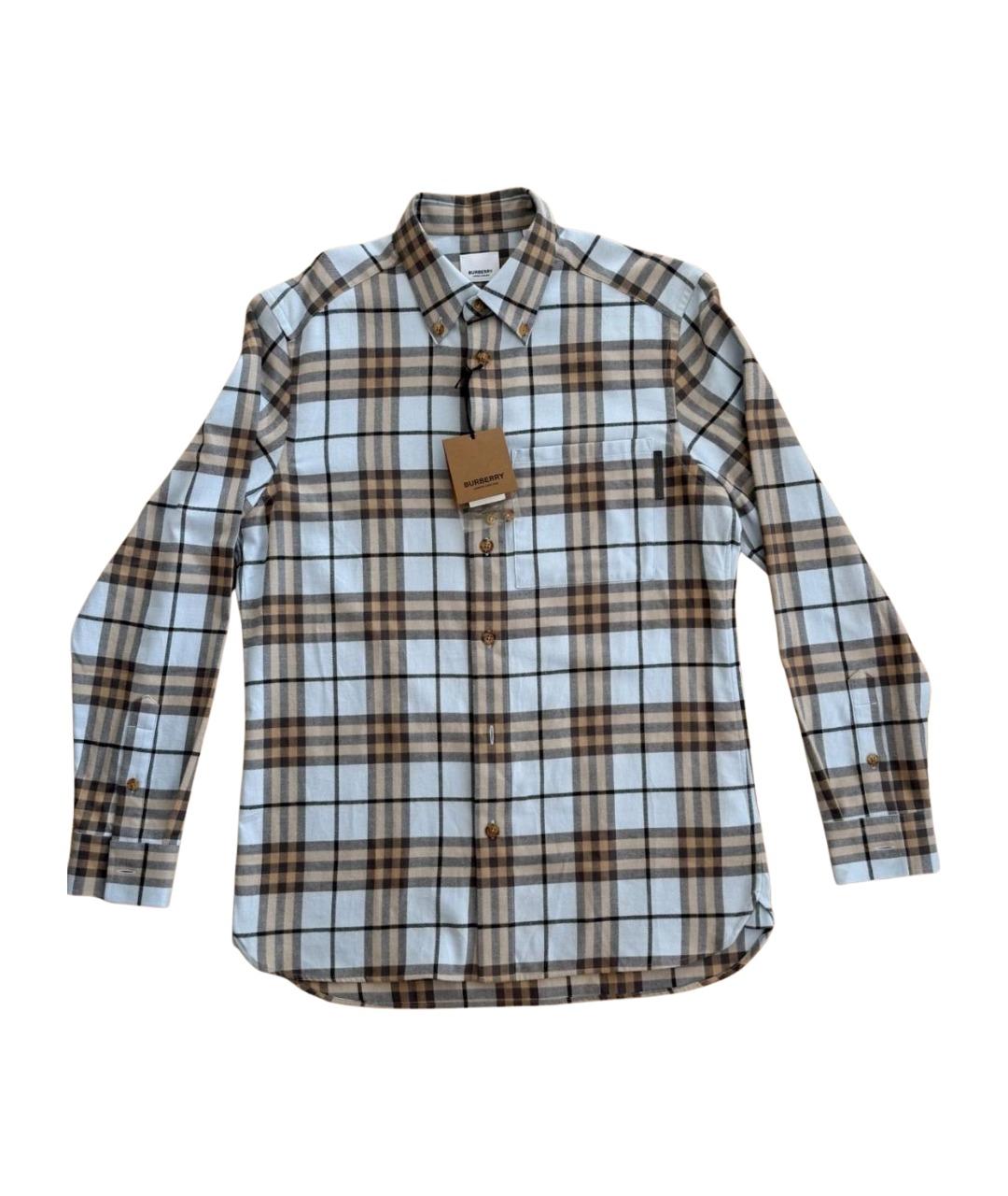 BURBERRY Мульти хлопковая кэжуал рубашка, фото 1