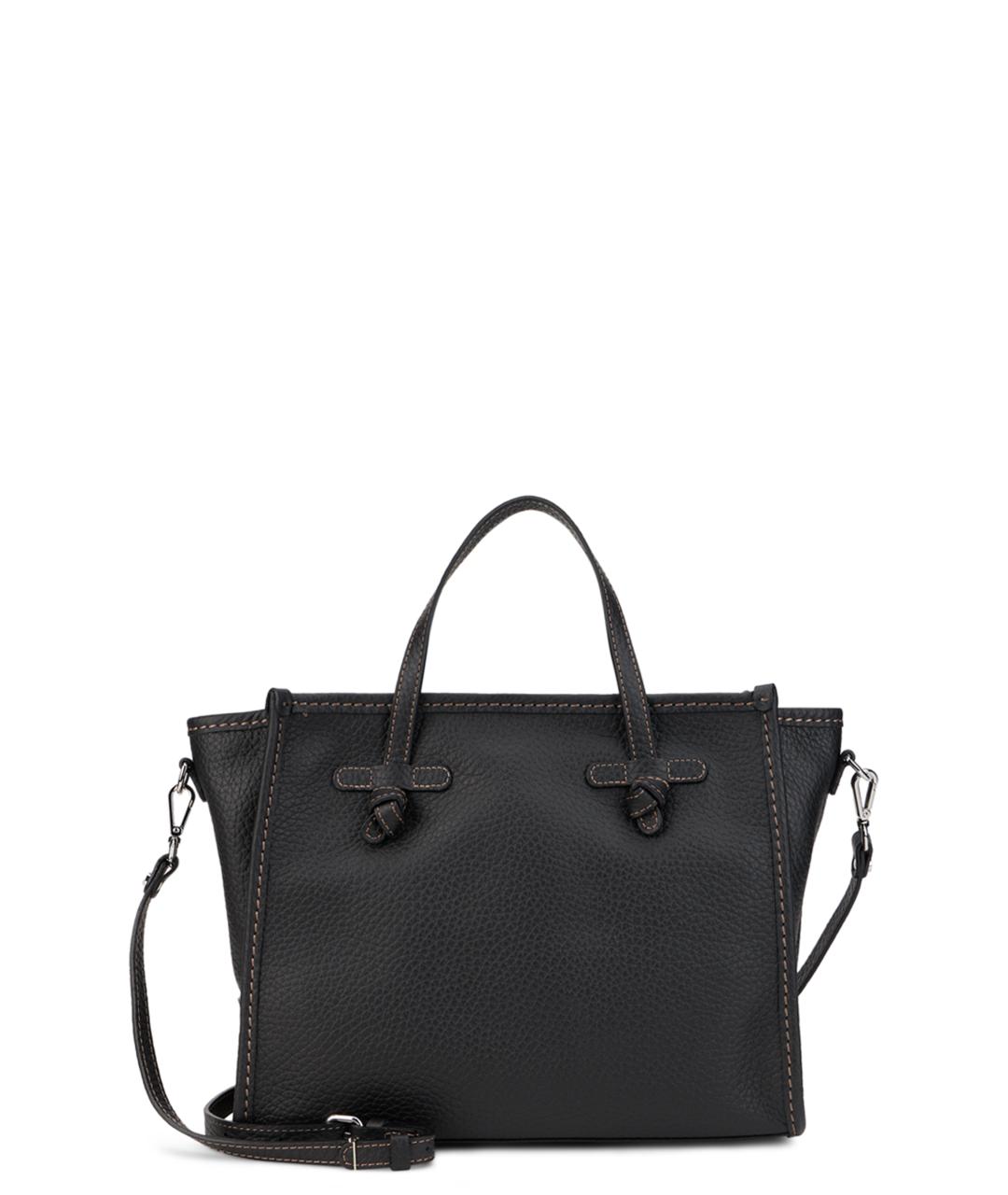 Gianni Chiarini Черная кожаная сумка тоут, фото 1