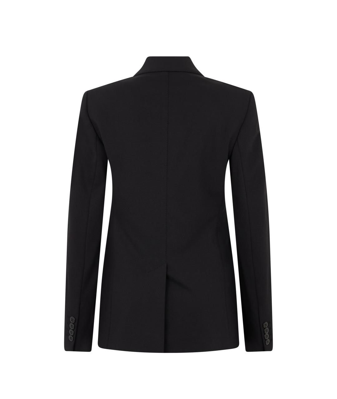 MAX MARA STUDIO Черный вискозный жакет/пиджак, фото 2