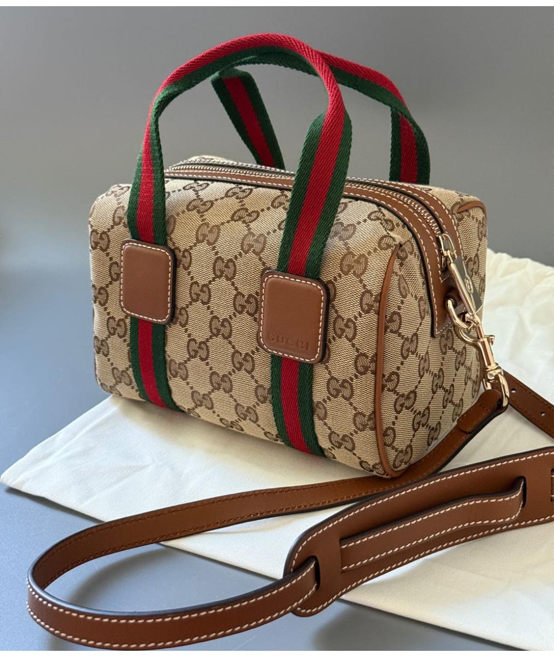 GUCCI Мульти жаккардовая сумка через плечо, фото 4