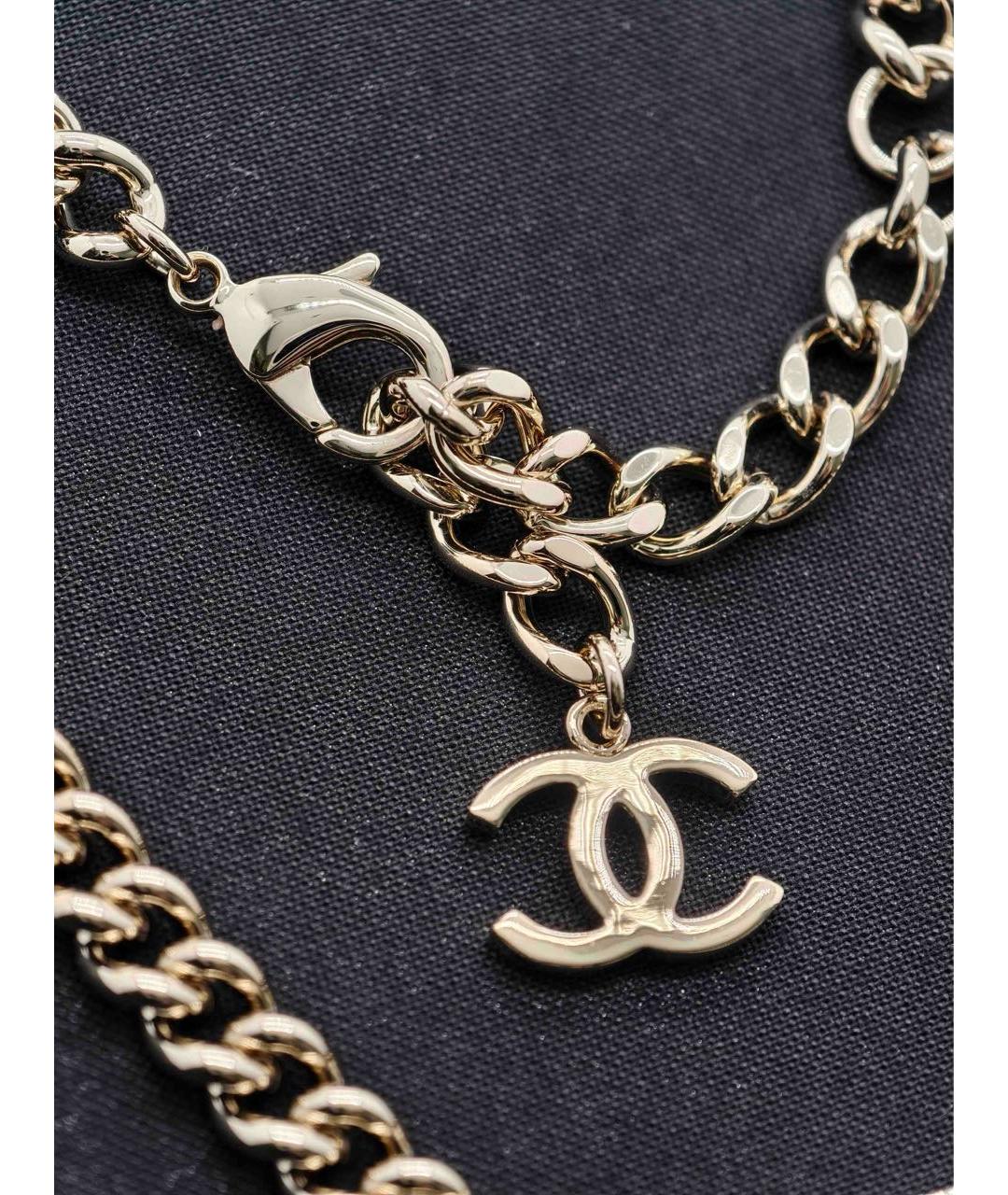 CHANEL Золотое колье, фото 3