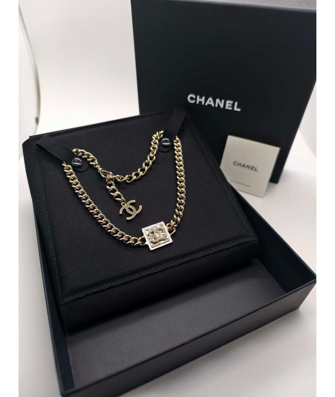CHANEL Золотое колье, фото 5
