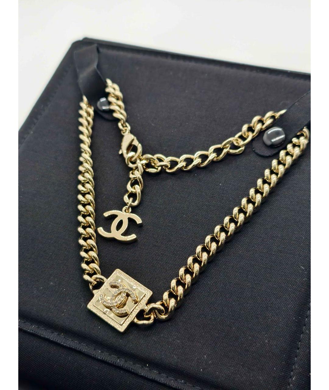 CHANEL Золотое колье, фото 4