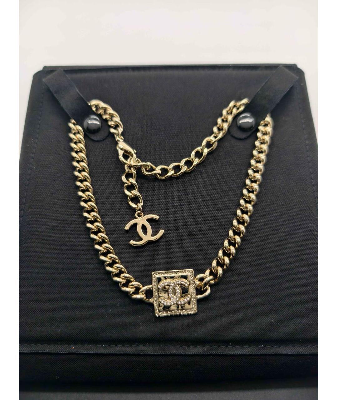 CHANEL Золотое колье, фото 2