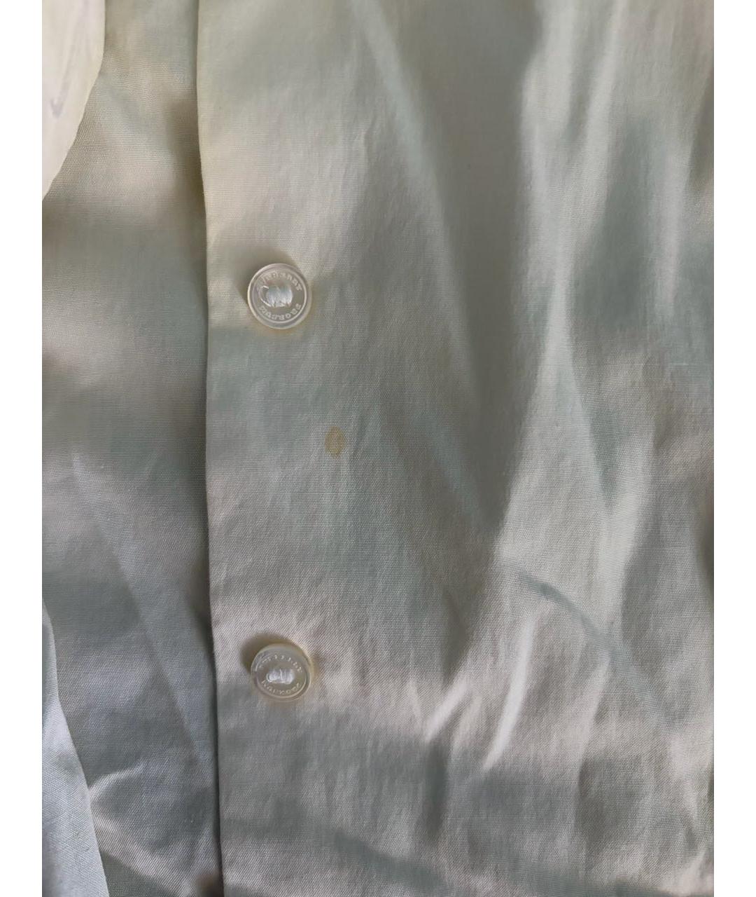 BURBERRY Бежевая хлопковая рубашка, фото 4