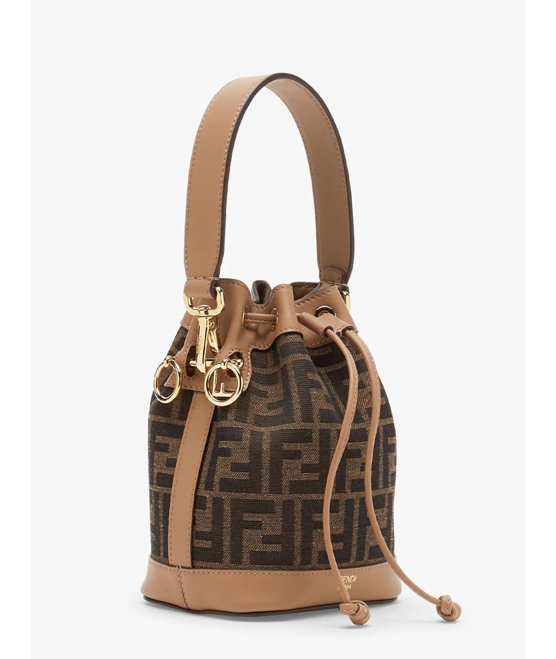 FENDI Коричневая канва сумка через плечо, фото 2
