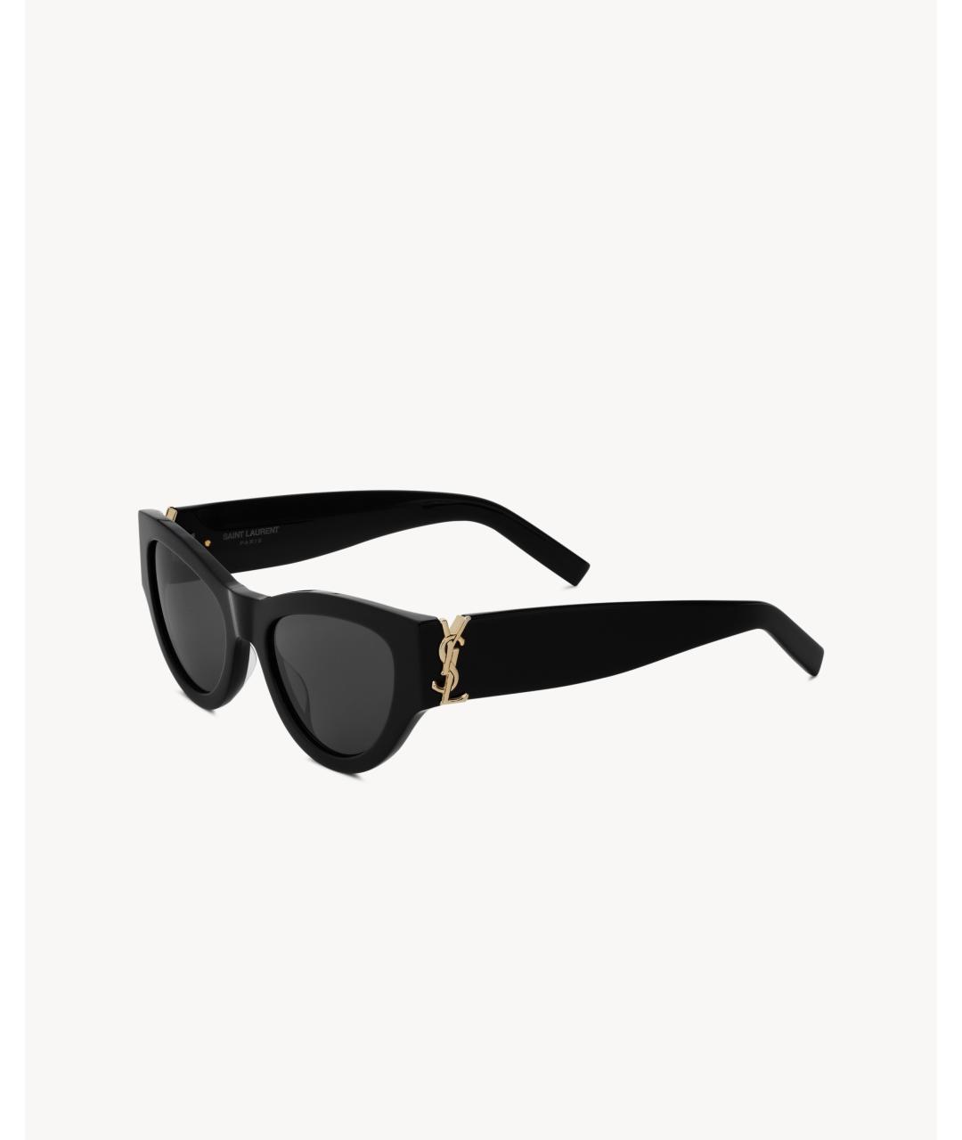 SAINT LAURENT Черные солнцезащитные очки, фото 2