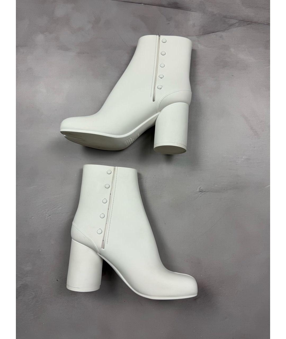 MAISON MARGIELA Белые ботильоны, фото 6