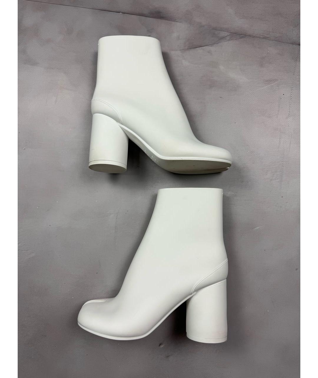MAISON MARGIELA Белые ботильоны, фото 4