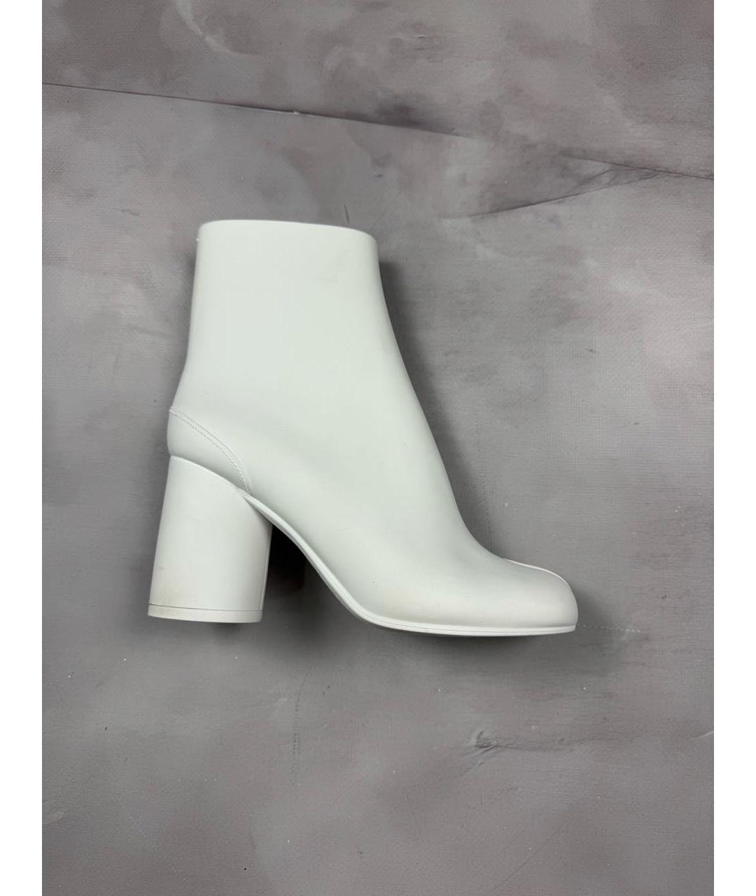 MAISON MARGIELA Белые ботильоны, фото 9