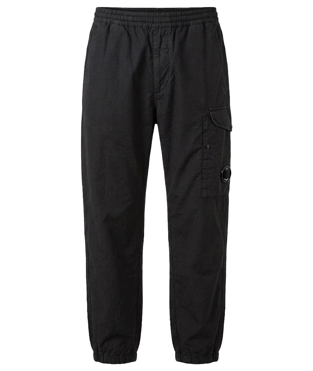 CP COMPANY Черные льняные повседневные брюки, фото 1