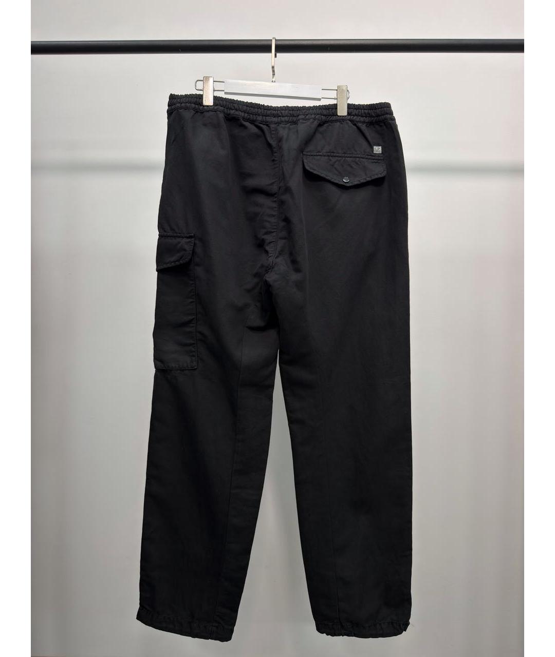 CP COMPANY Черные льняные повседневные брюки, фото 3