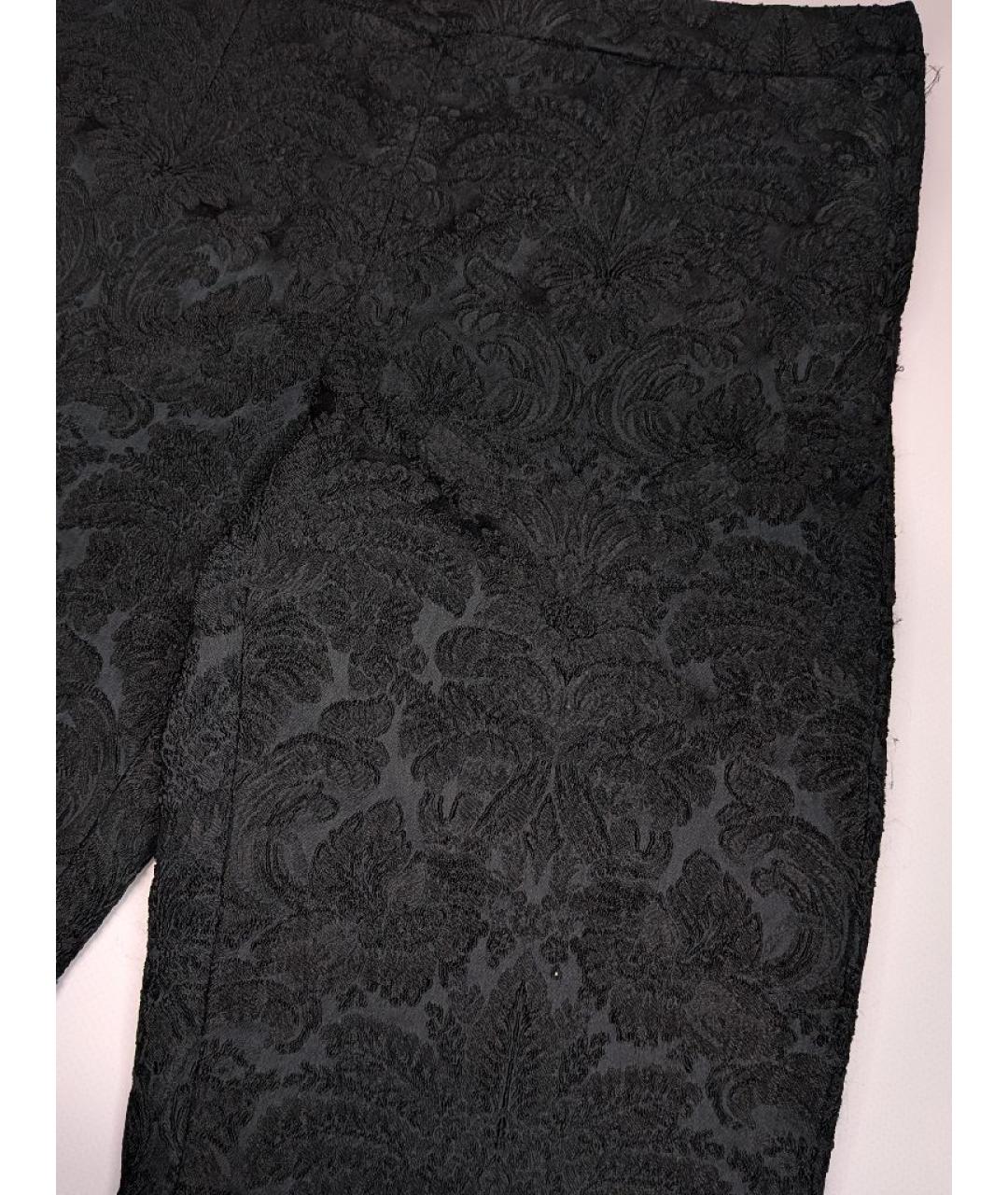 DOLCE&GABBANA Черные полиэстеровые бриджи, фото 3