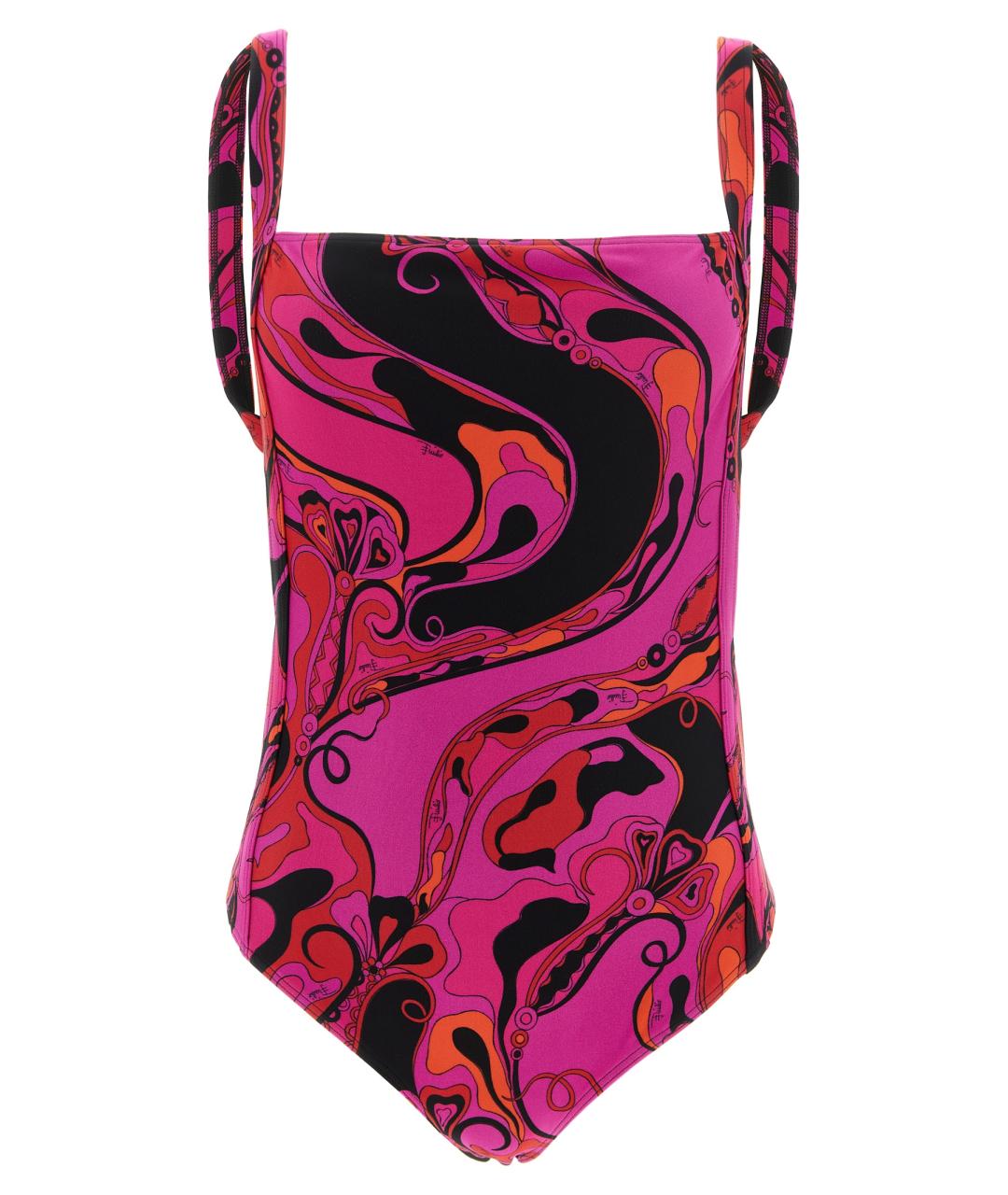 EMILIO PUCCI Фуксия полиамидовый купальник, фото 1