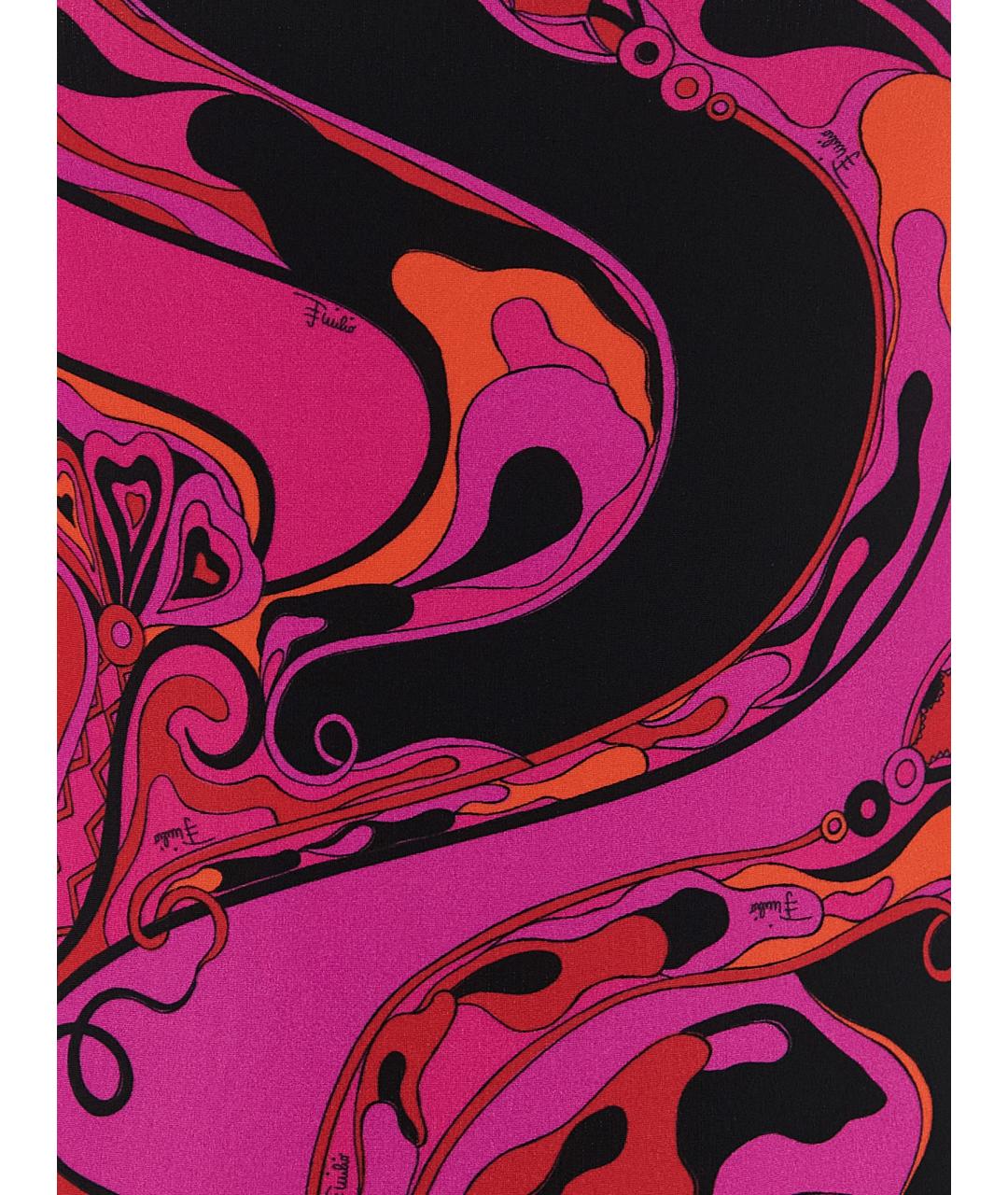 EMILIO PUCCI Фуксия полиамидовый купальник, фото 3
