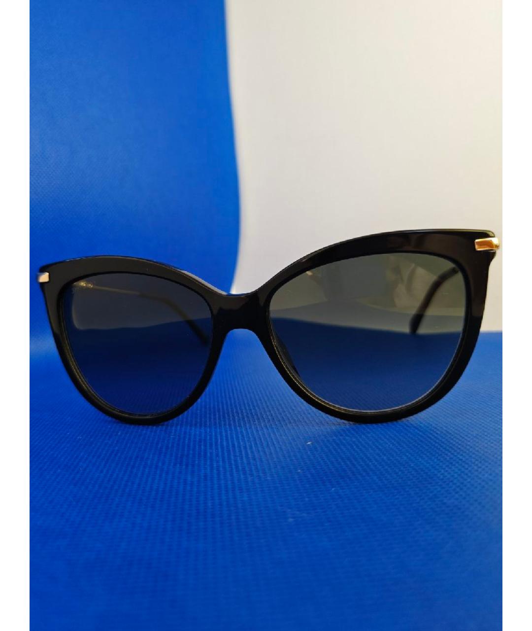 JIMMY CHOO Черные пластиковые солнцезащитные очки, фото 4