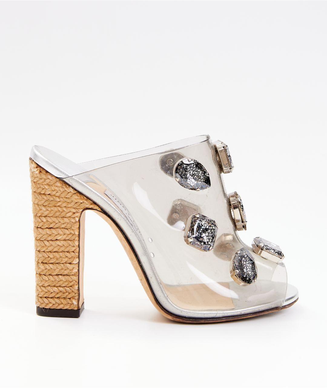 JIMMY CHOO Прозрачные резиновые туфли, фото 5