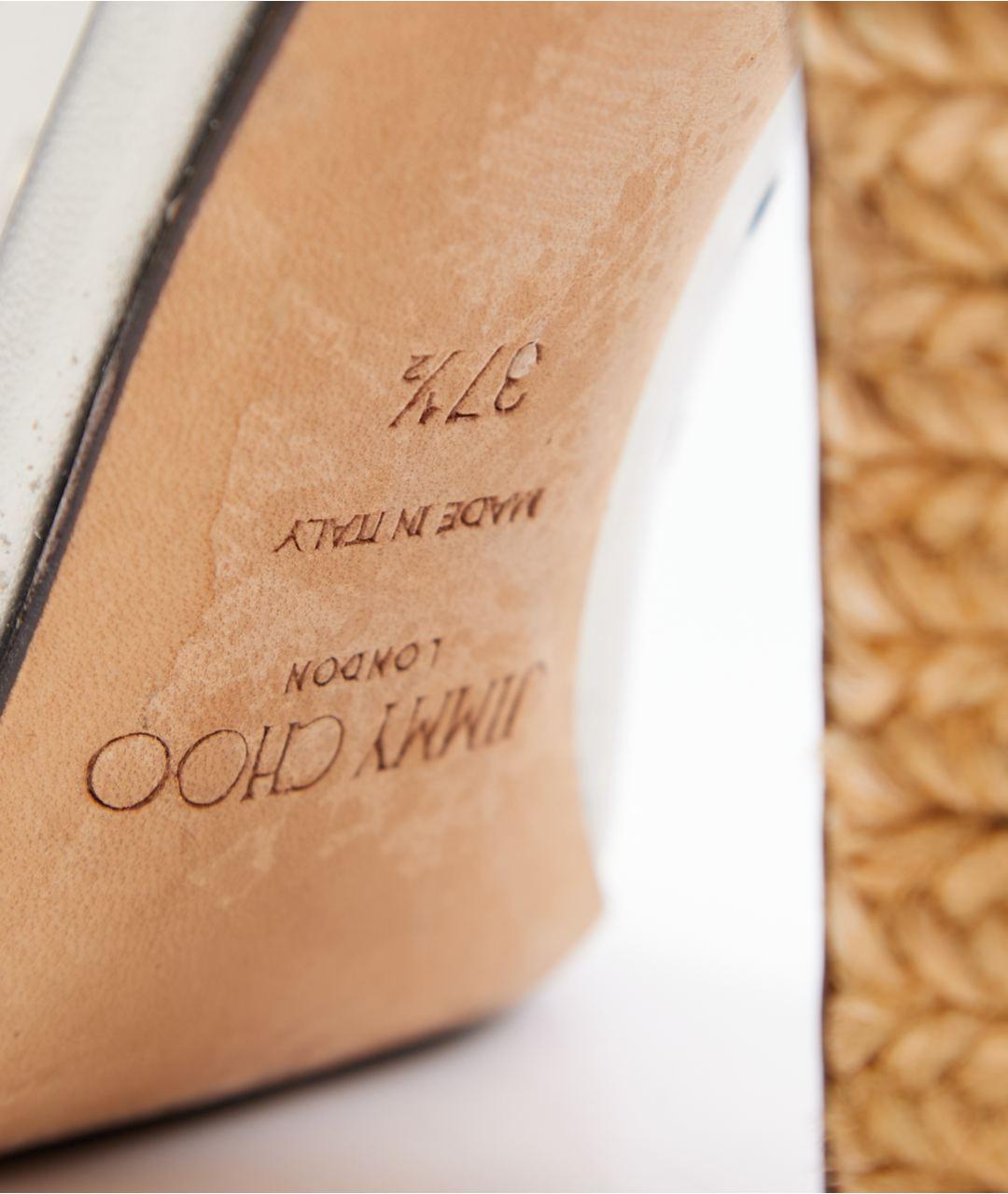 JIMMY CHOO Прозрачные резиновые туфли, фото 4
