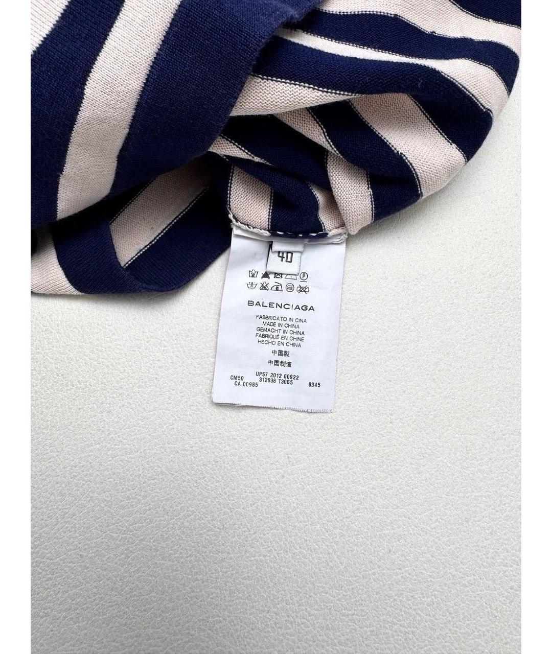 BALENCIAGA Мульти хлопковое повседневное платье, фото 4