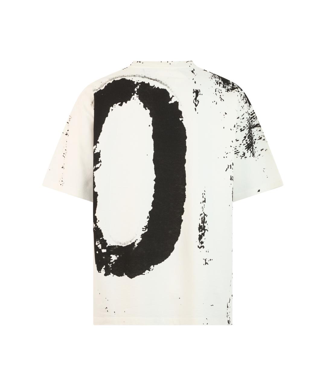 MAISON MARGIELA Белая хлопковая футболка, фото 2