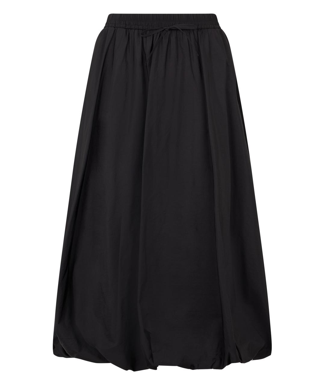 WEEKEND MAX MARA Черная полиамидовая юбка макси, фото 1