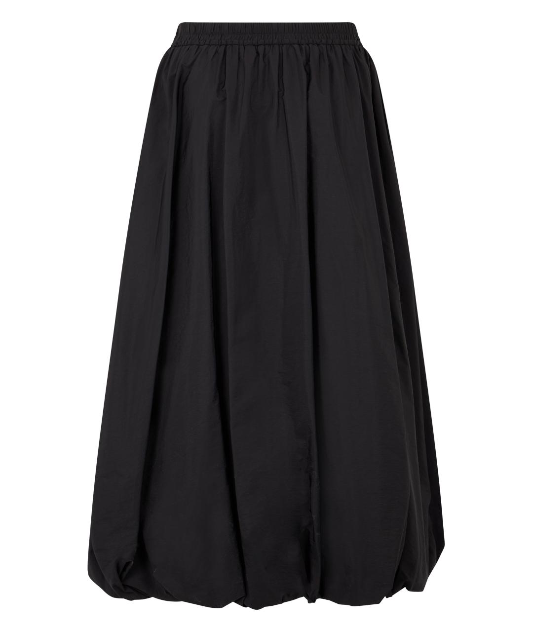 WEEKEND MAX MARA Черная полиамидовая юбка макси, фото 2