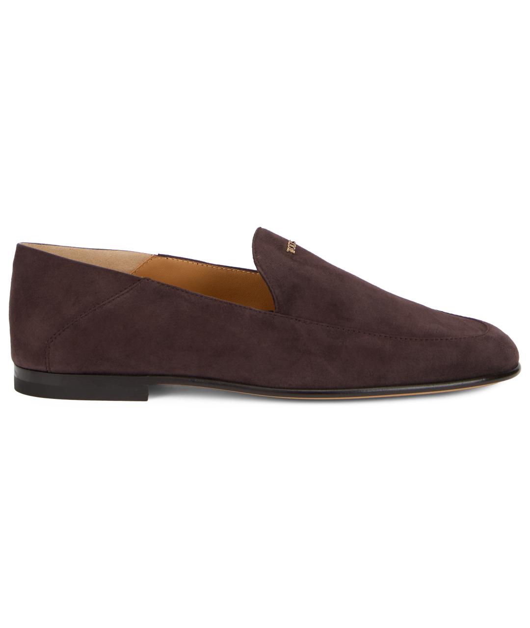 TOD'S Коричневые кожаные лоферы, фото 2