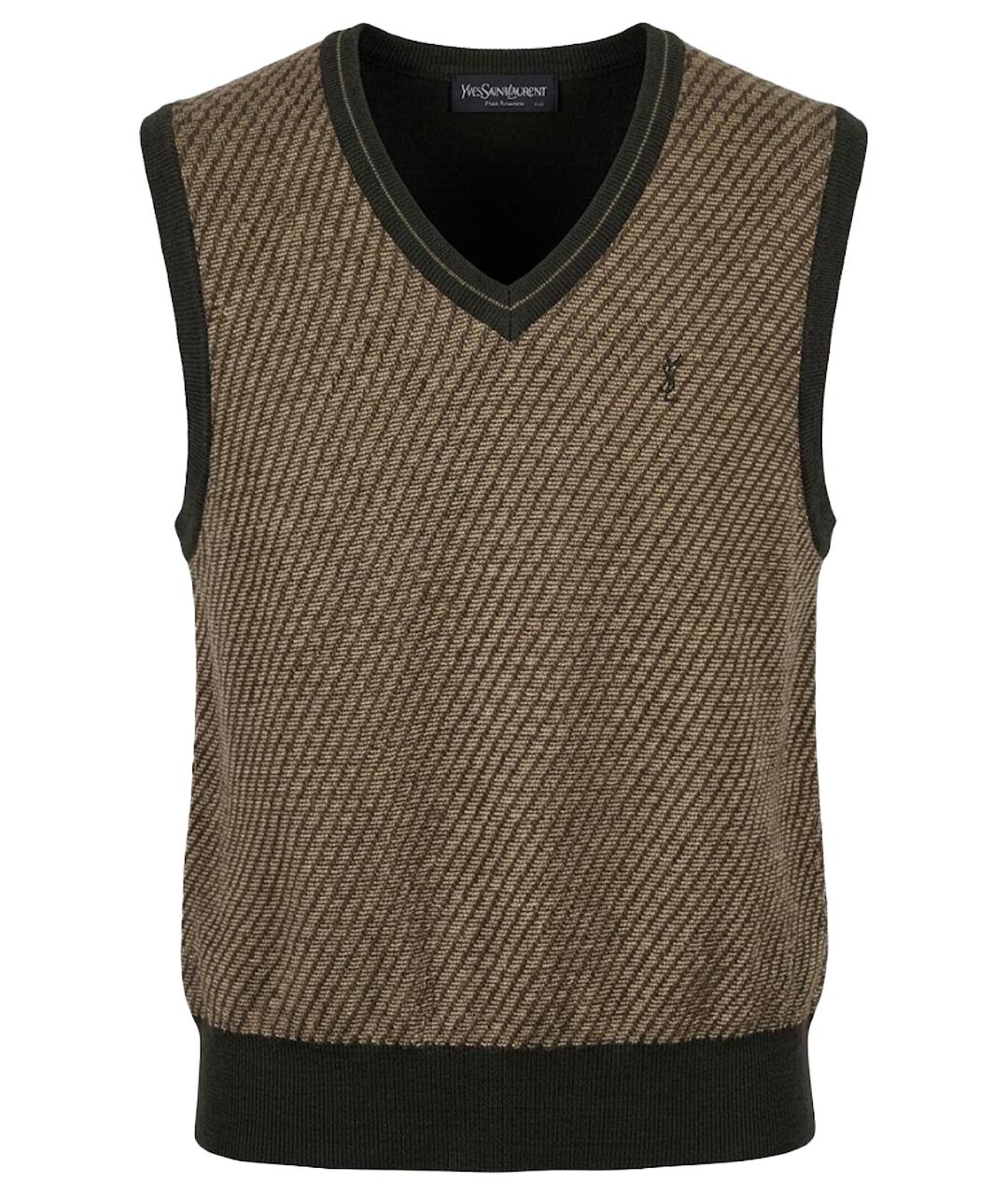 SAINT LAURENT Шерстяная жилетка, фото 1