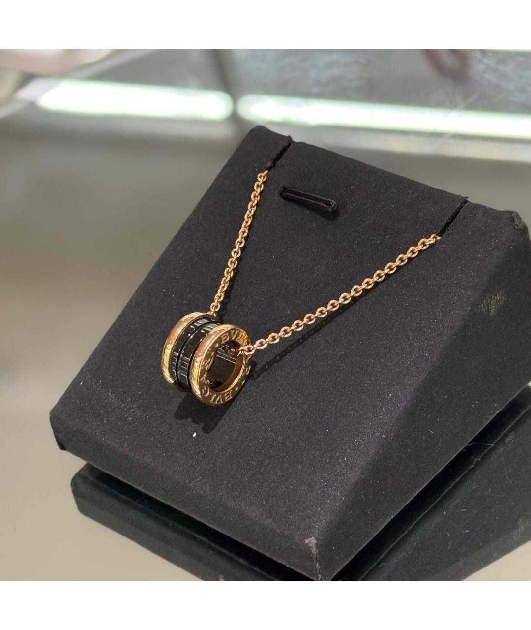 BVLGARI Золотая подвеска из розового золота, фото 3