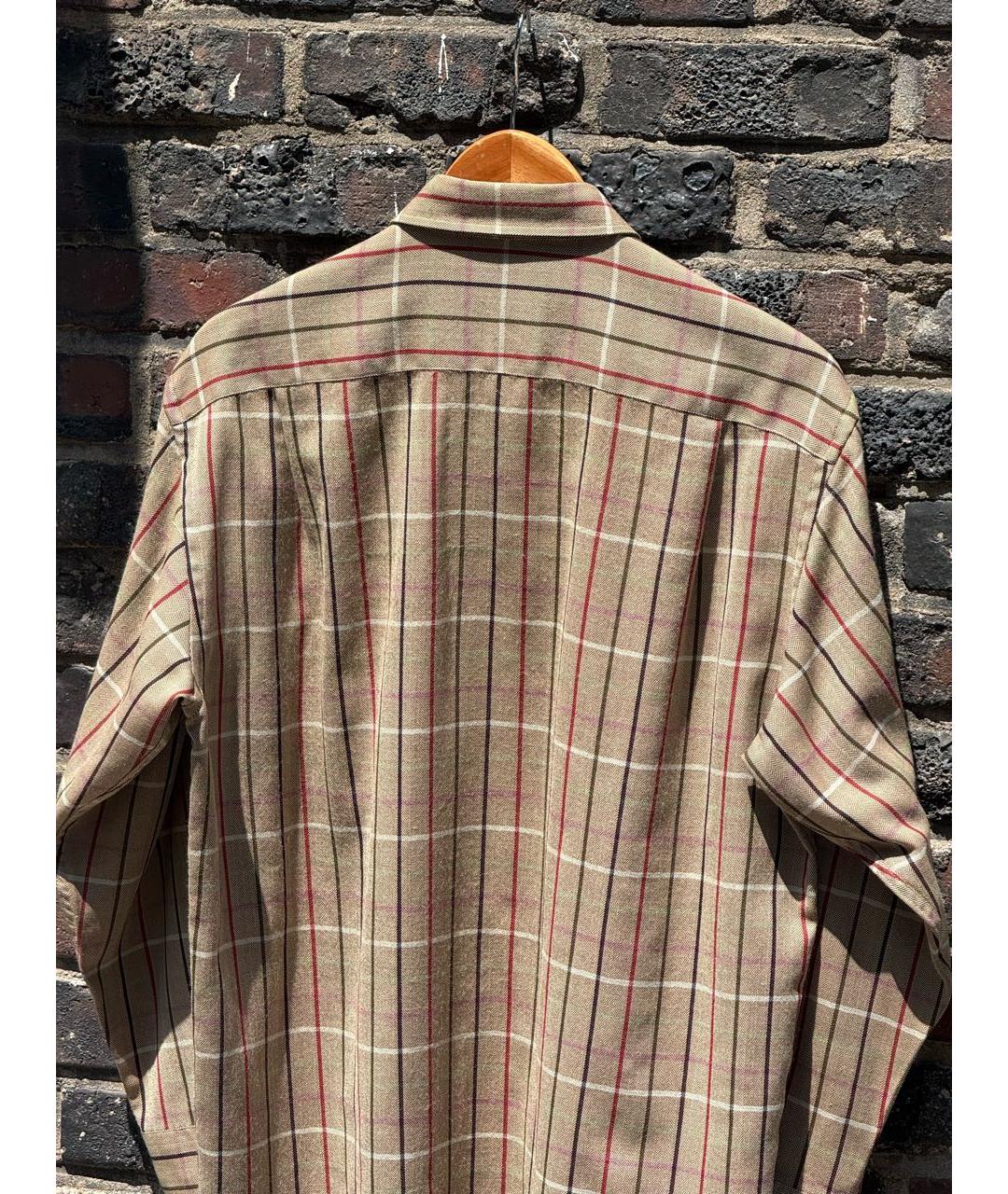 SAINT LAURENT Шерстяная кэжуал рубашка, фото 7